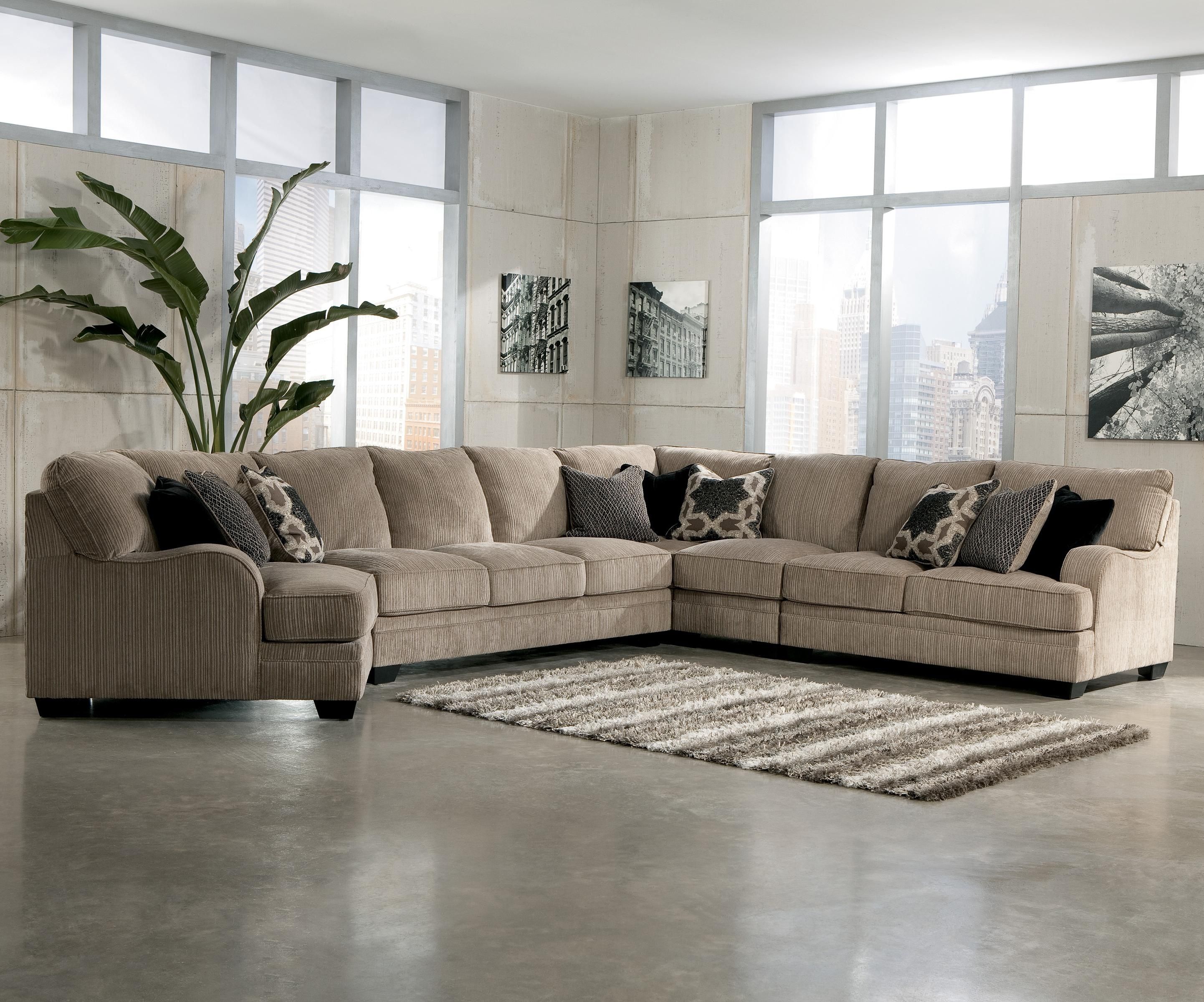 Signature Designashley Katisha – Platinum 5 Piece Sectional Sofa In Peterborough Ontario Sectional Sofas (Photo 10 of 10)