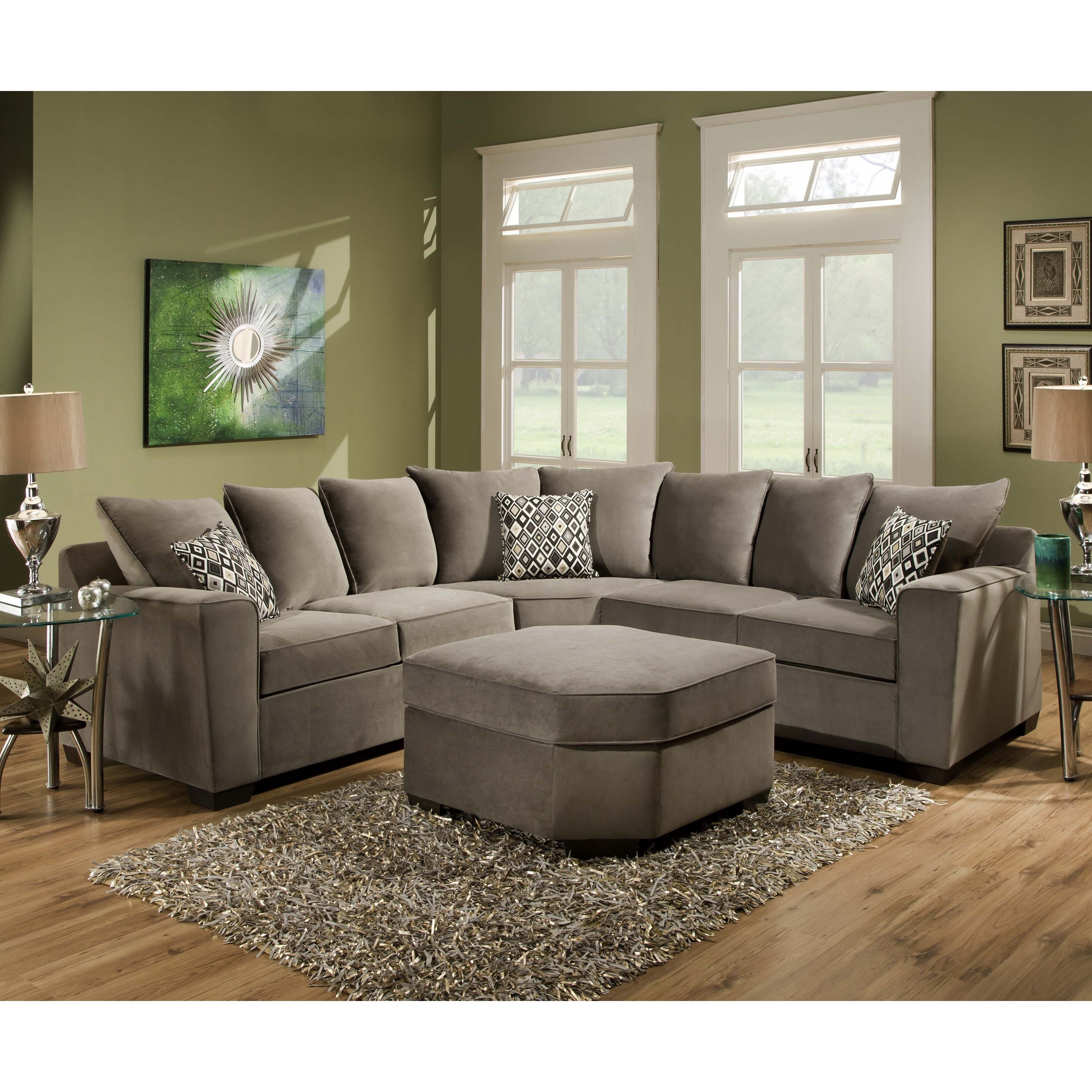 Simmons Upholstery Roxanne Sectional & Reviews | Wayfair | Living Pertaining To Wayfair Sectional Sofas (Photo 1 of 10)