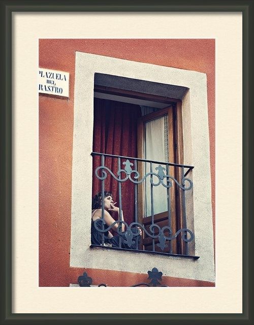 Smoking Woman Framed Printangela Bonilla | Walls With European Framed Art Prints (Photo 1 of 15)