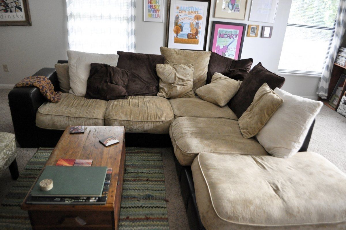 Stunning Vintage Living Room With Oversized Most Comfortable For Comfy Sectional Sofas (View 3 of 10)