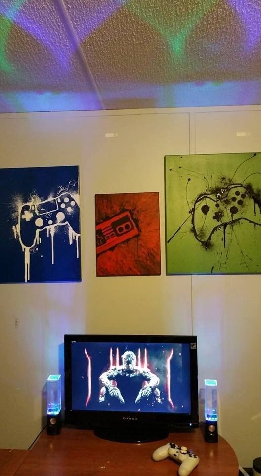 Summer Sale!! Video Gaming Canvas Controller Custom Ps4 Ps3 Throughout Gaming Canvas Wall Art (View 15 of 15)