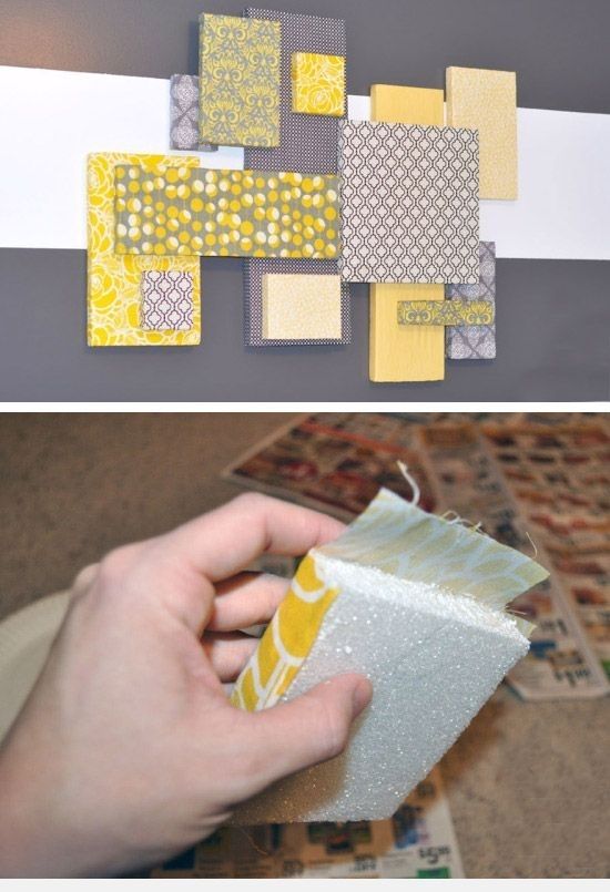 The Cheapest & Easiest Tutorials To Make Astonishing Diy Wall Art Throughout Diy Fabric Covered Wall Art (Photo 13 of 15)