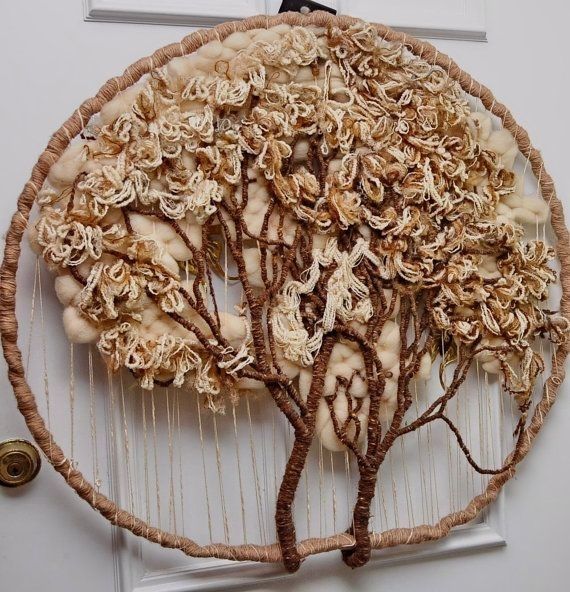 Vintage Fiber Art Wall Hanging/textile Wall Hanging/handmade Weave For Vintage Textile Wall Art (Photo 11 of 15)