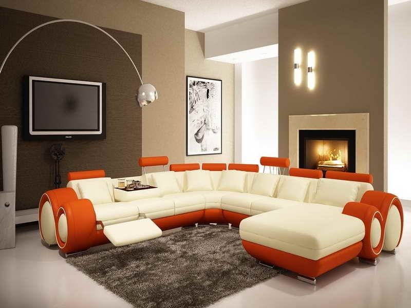Wall Accent Colors For Brown Furniture On Bedroom Ideas Marvelous For Wall Accents Colors For Living Room (Photo 9 of 15)