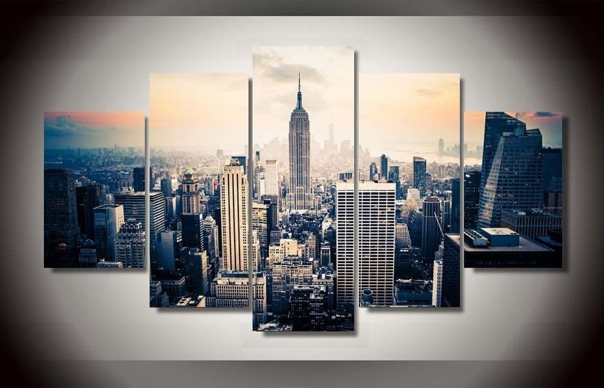 Wall Art. Awesome New York City Canvas Wall Art: Wonderful New Throughout Canvas Wall Art Of New York City (Photo 9 of 15)