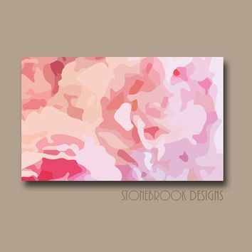 Wall Art Design Ideas: Abstract Decoration Pink Flower Wall Art Within Pink Canvas Wall Art (View 2 of 15)