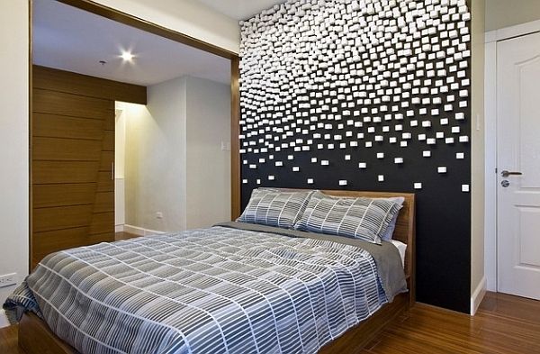 Wall Art Design Ideas: Bedcover Grey Accent Wall Art Gallery Regarding Wall Art Accents (Photo 6 of 15)