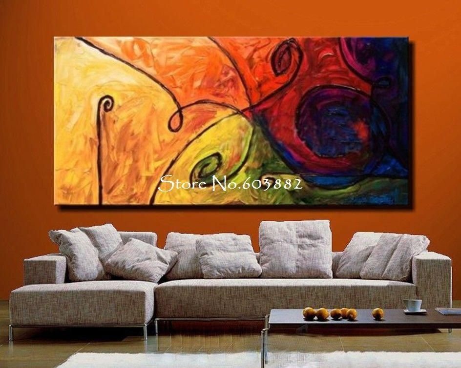 Wall Art Designs: Discount Wall Art Orange Discount Canvas Wall Inside Abstract Orange Wall Art (View 9 of 15)