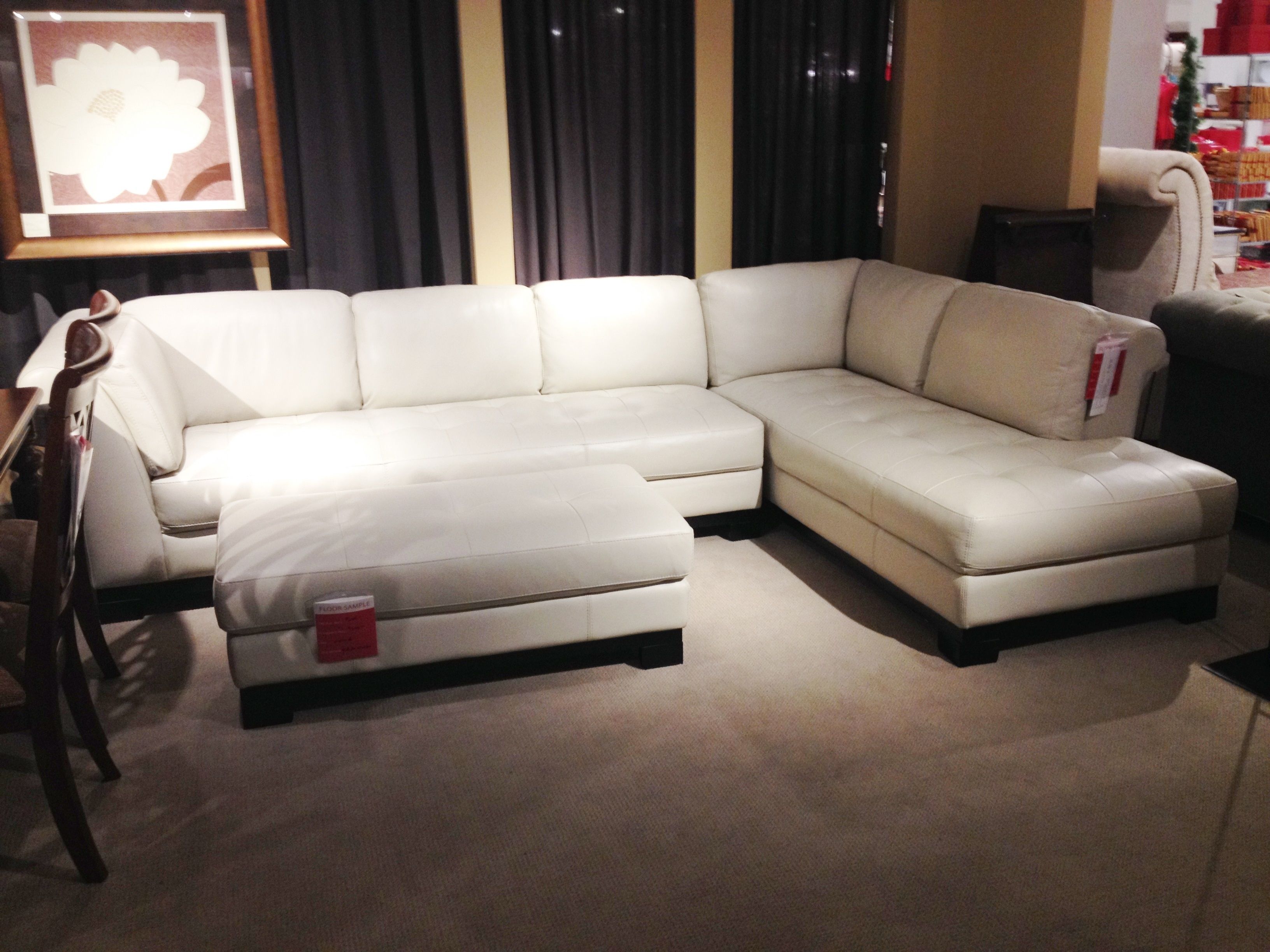 White Leather Sectional Sofa Macy's • Sectional Sofa Regarding Macys Leather Sectional Sofas (View 2 of 10)