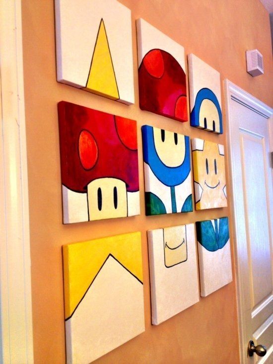 656 Best Art! Images On Pinterest | Drawing Pictures, Acrylic Art For Nintendo Wall Art (Photo 13 of 20)