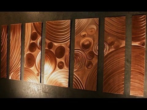 Copper Wall Decor~antique Copper Wall Decor – Youtube Pertaining To Copper Wall Art (Photo 5 of 10)