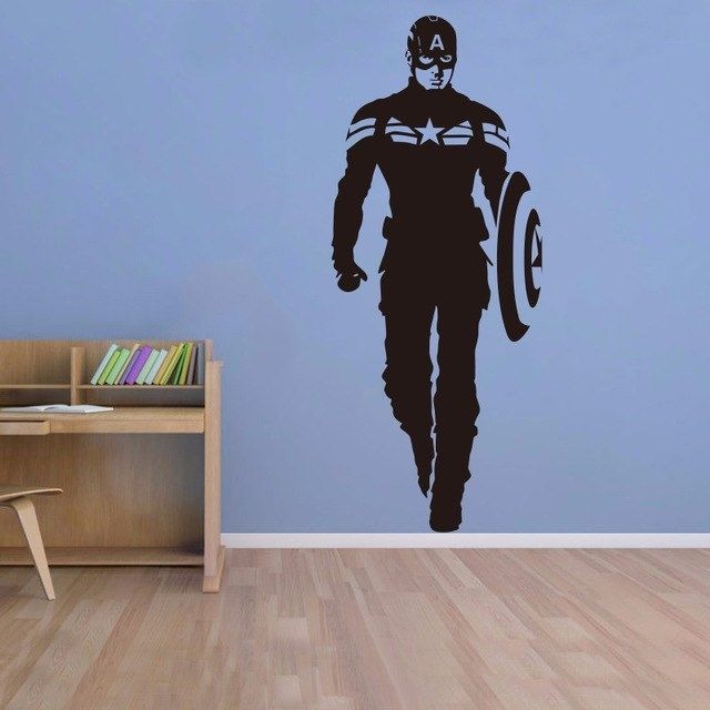 Creative Diy Wall Art Home Decoration Iron Man Avengers 2 & Captain With Regard To Captain America Wall Art (View 2 of 10)