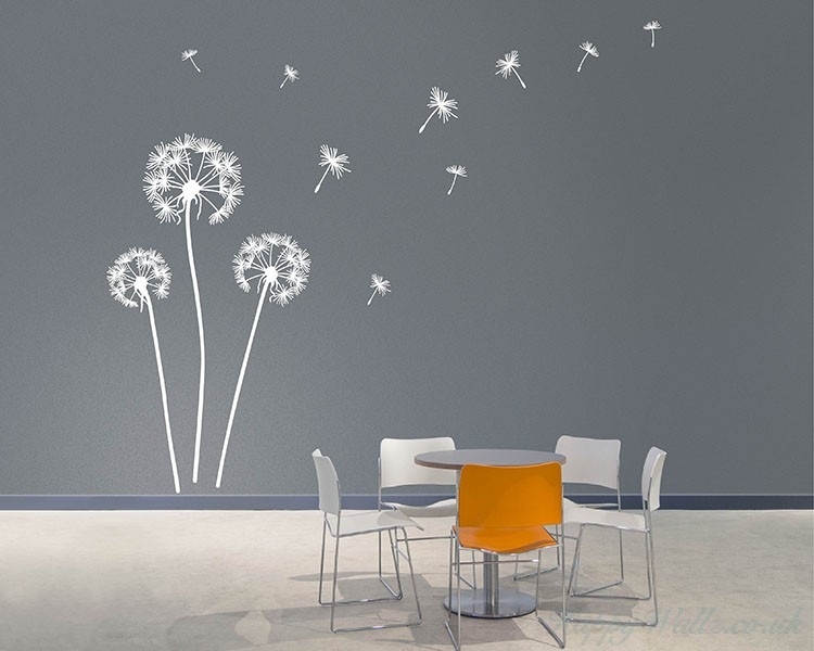 Dandelion Wall Art Decals Within Dandelion Wall Art (Photo 1 of 25)