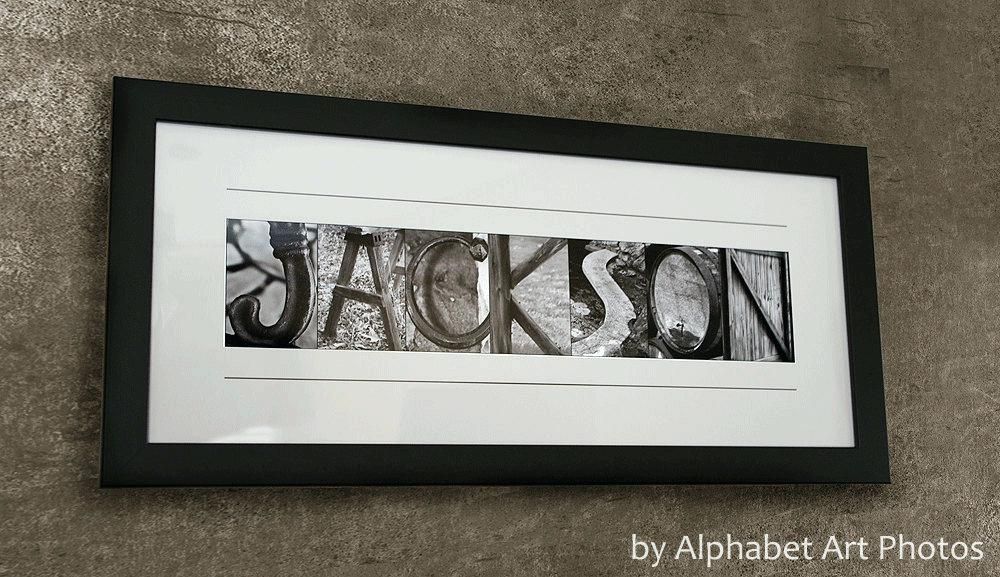 Family Framed Wall Art Wall Art Ideas Design Personalized Last Name Pertaining To Name Wall Art (Photo 25 of 25)
