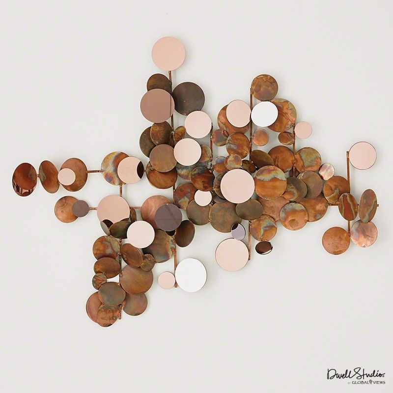 Global Views | Products | Dot Wall Decor Copper Within Copper Wall Art (View 4 of 10)