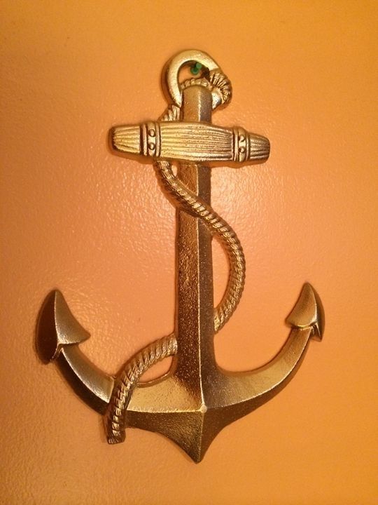 Gold Plated Ship Anchor Wall Decor – Bluefurn – Crafts & Other Art In Anchor Wall Art (Photo 11 of 25)