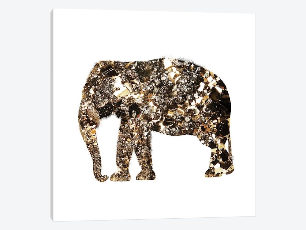 Golden Elephant Canvas Wall Artandreas Lie Icanvas – Super Tech Regarding Elephant Canvas Wall Art (View 12 of 20)