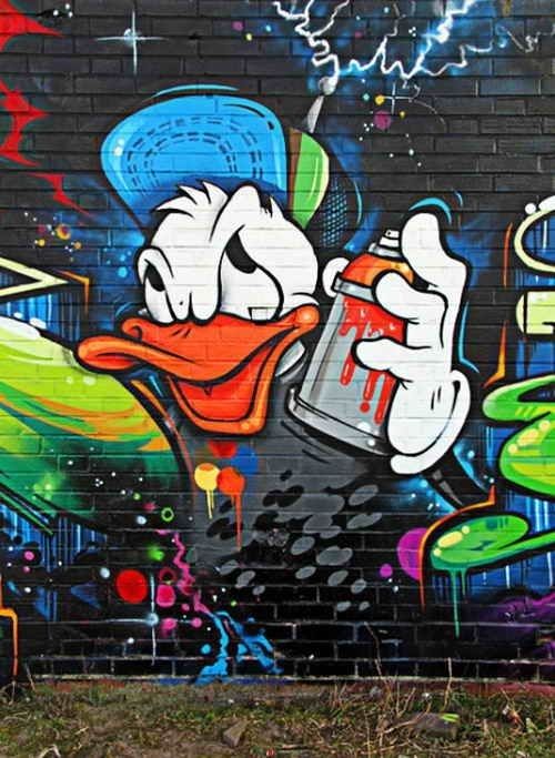 Graffiti Art Characters |  Graffiti Graffiti Cartoon Characters Within Graffiti Wall Art (Photo 24 of 25)