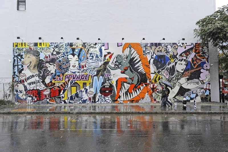 Houston Bowery Wall – Art, Mural, Keith Haring, New York City, Urban Regarding Houston Wall Art (Photo 19 of 25)
