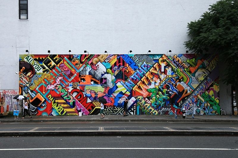 Houston Bowery Wall – Art, Mural, Keith Haring, New York City, Urban Regarding Houston Wall Art (View 9 of 25)