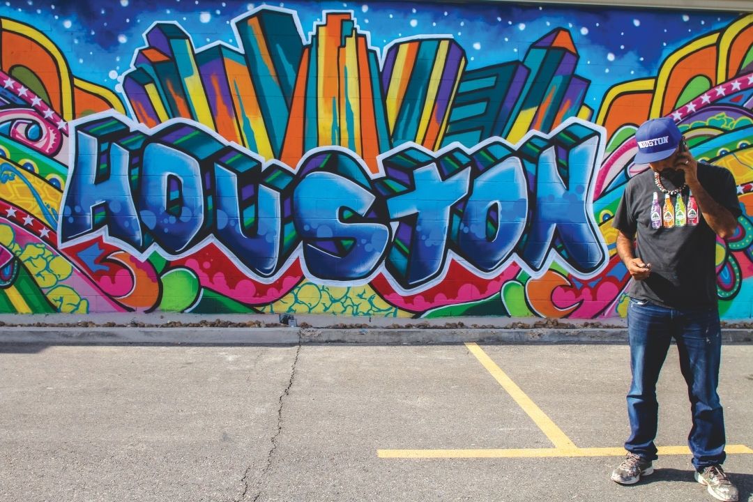 How Street Art Took Over Houston | Houstonia With Graffiti Wall Art (Photo 15 of 25)