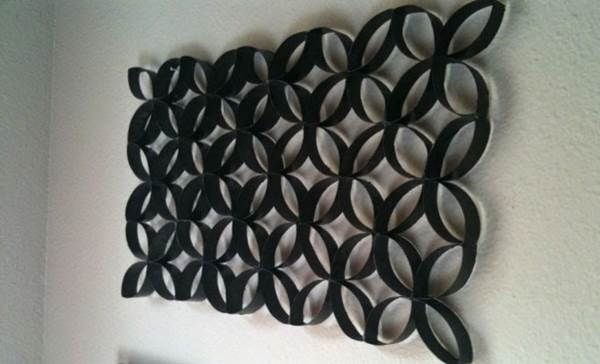 How To Diy Toilet Paper Roll Flower Wall Art Inside Toilet Paper Roll Wall Art (Photo 4 of 25)