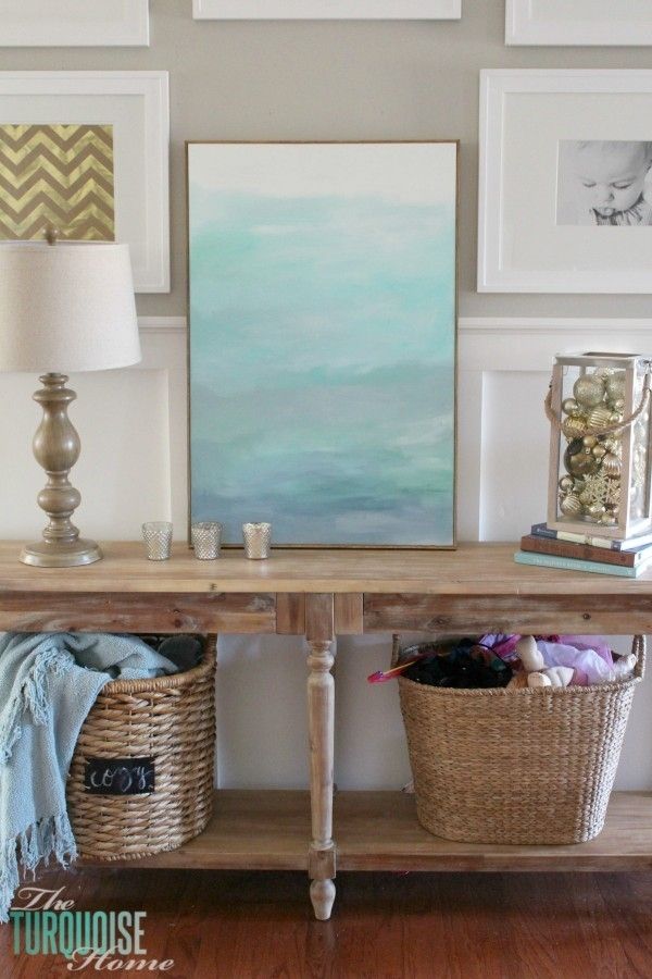 How To Frame A Canvas (for Cheap!) | The Turquoise Home Throughout Cheap Framed Wall Art (Photo 21 of 25)