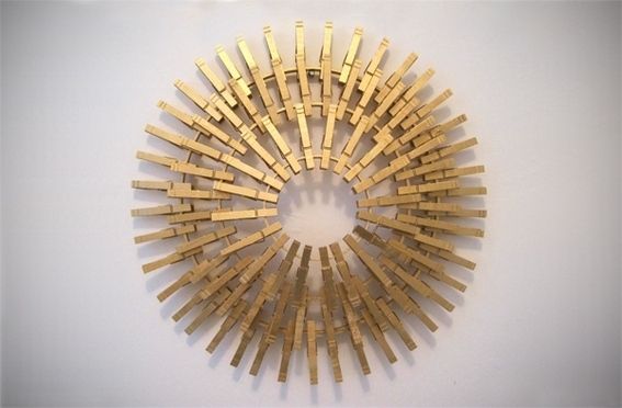 How To: Make Golden Super Starburst Wall Art (for Under $ (View 6 of 25)