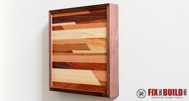 How To Make Wooden Wall Art | Fixthisbuildthat For Wood Wall Art Diy (View 7 of 10)