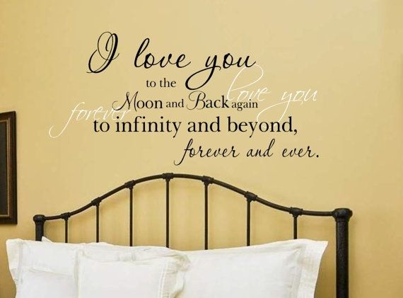 Featured Photo of Top 20 of I Love You to the Moon and Back Wall Art