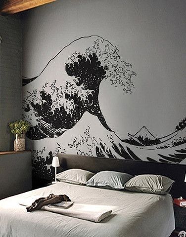 Japanese The Great Wave Off Kanagawahokusai Wall Decal #363 For Japanese Wall Art (Photo 19 of 20)