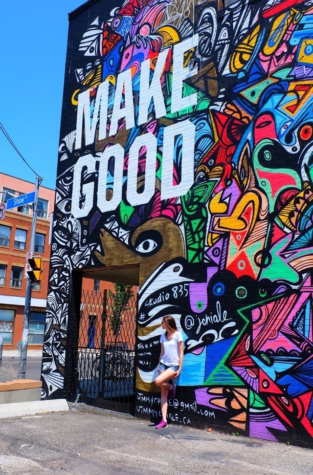 Make Good 2 | Vacation | Pinterest | Toronto City, Graffiti And Toronto Regarding Graffiti Wall Art (View 2 of 25)