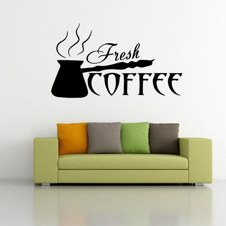 Making Coffee Wall Art Mural Poster Fresh Coffee Wall Decal Sticker For Coffee Wall Art (View 7 of 10)
