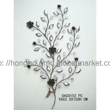 Metal Floral Wall Art Hot Sale Nice Decorative Metal Flower Wall Art For Metal Flower Wall Art (Photo 5 of 10)