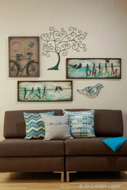 Metal Wall Decor From Hobby Lobby. Love! @olivia Garrett , You Need Intended For Hobby Lobby Wall Art (Photo 1 of 20)