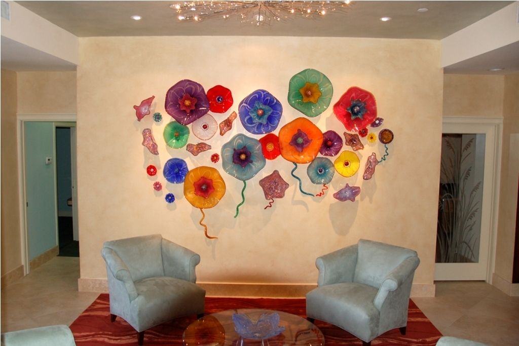 Modern Glass Wall Art Decor For Living Room | Jeffsbakery Basement In Wall Art Decors (Photo 4 of 10)