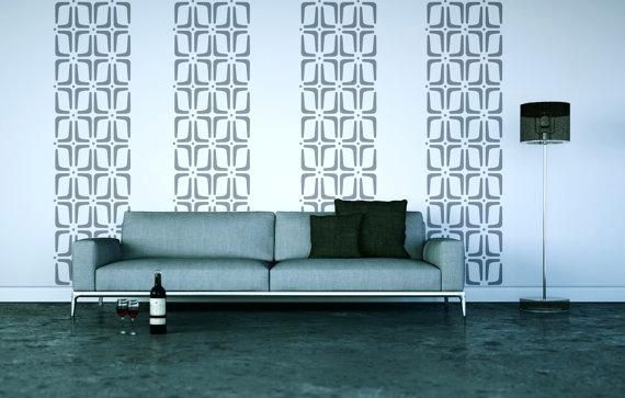 Modern Wall Decals Mid Century Wall Decor Mid Century Wall Art Pertaining To Modern Wall Art Decors (View 17 of 25)