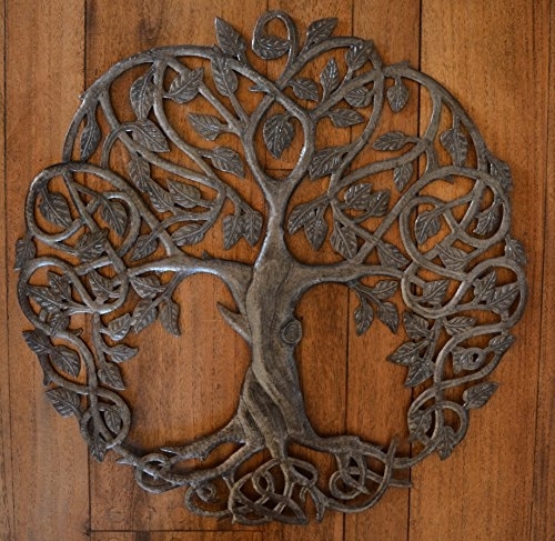 New Design Celtic Inspired Tree Of Life, Metal Wall Art, Fair Trade Pertaining To Tree Of Life Metal Wall Art (Photo 1 of 10)