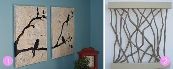 Roundup: Nature Inspired Diy Wall Art Projects | Curbly In Diy Wall Art Projects (Photo 24 of 25)