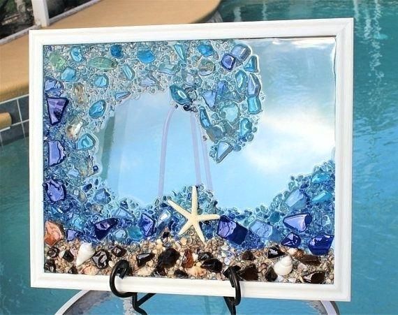 Sea Glass Wall Art Product Picture Print On Glass Coast Glass Sea In Sea Glass Wall Art (Photo 4 of 10)