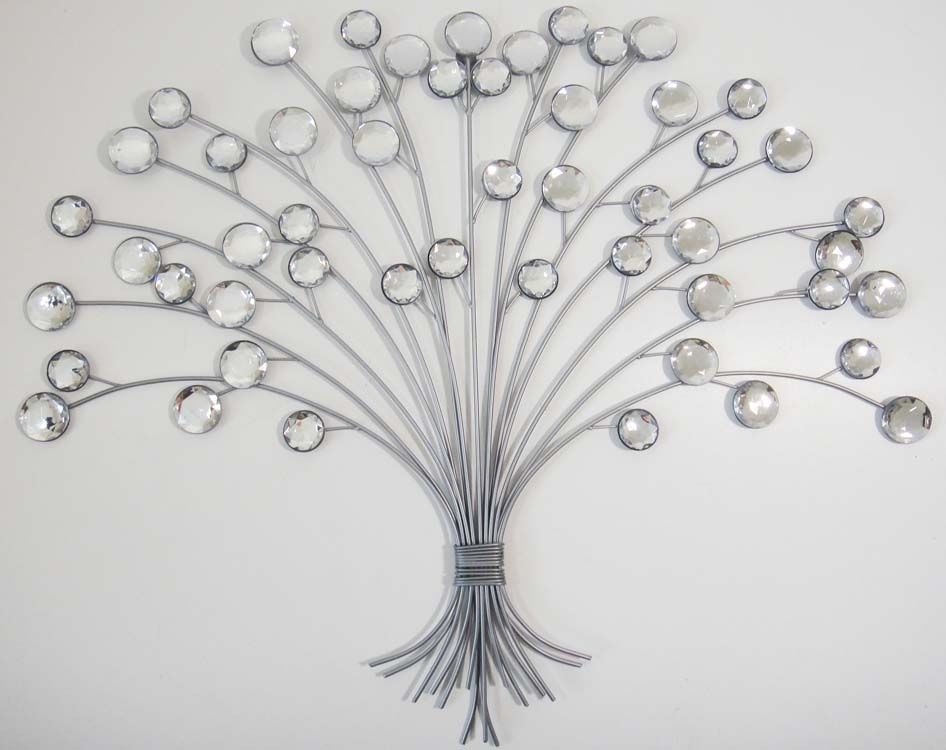 Silver Wall Accents Ideas : Hot Home Decor – Beautiful Silver Wall Decor With Silver Metal Wall Art (Photo 20 of 25)