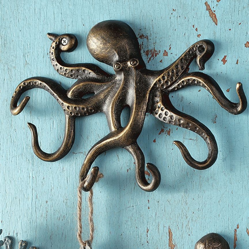 Spi Swimming Octopus Key Hook – 34061 In Octopus Wall Art (View 15 of 20)