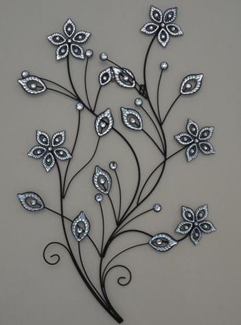 Featured Photo of The 10 Best Collection of Metal Flower Wall Art