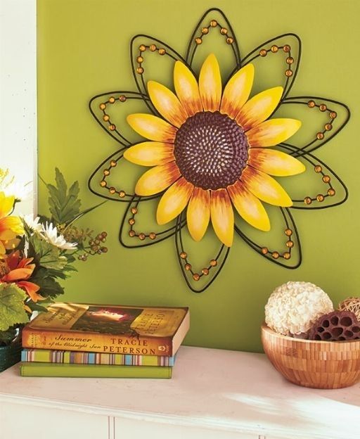 Featured Photo of 25 Collection of Sunflower Wall Art