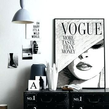 Vintage Bedroom Wall Art Vogue Wallpaper For Bedroom Vintage Fashion With Regard To Fashion Wall Art (View 15 of 20)