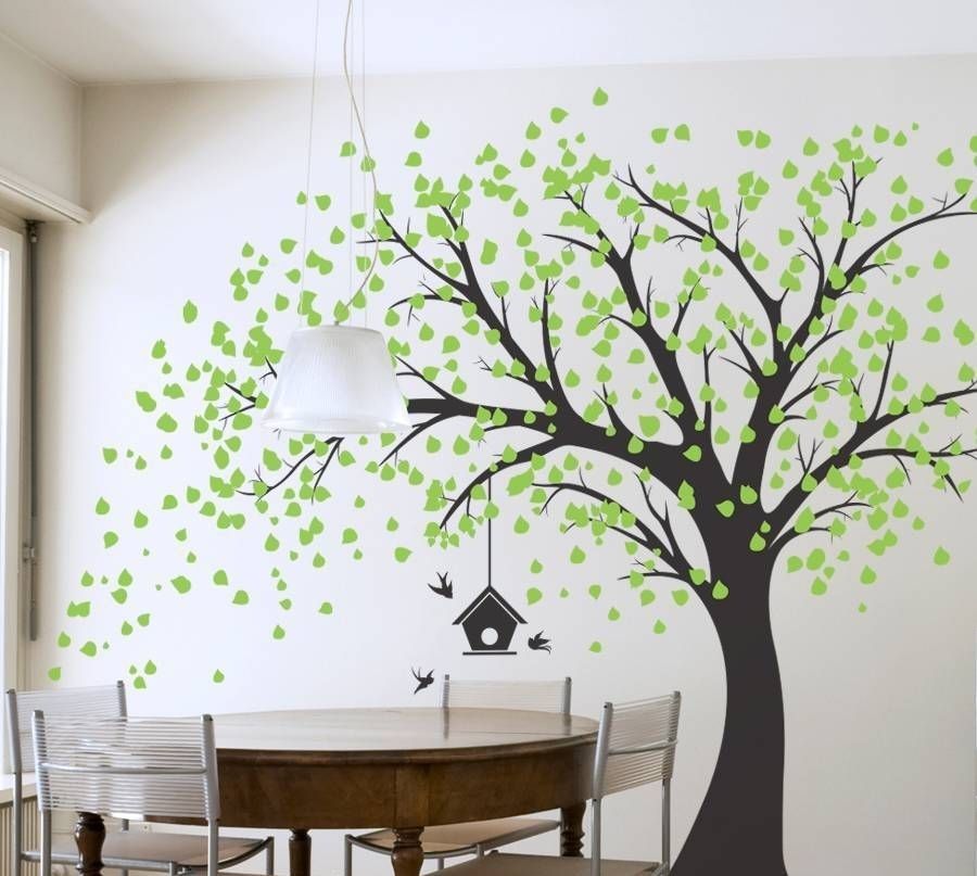 Wall Art Decor: Best Designing Tree Art For Walls Scary Bare Tree Throughout Art For Walls (Photo 1 of 25)