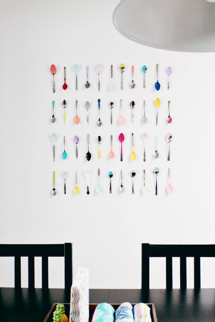 Wall Art Diy | Decor Hacks | Pinterest | Kitchen Wall Art, Spoon And With Wall Art Diy (View 6 of 25)