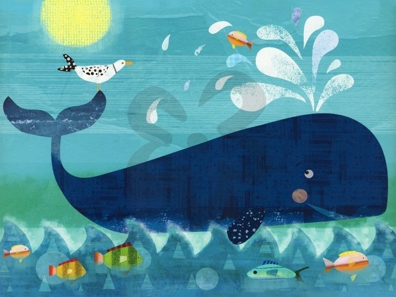 Whale Pals – Beach & Ocean Canvas Wall Art | Oopsy Daisy | More Naše Pertaining To Whale Canvas Wall Art (Photo 1 of 25)