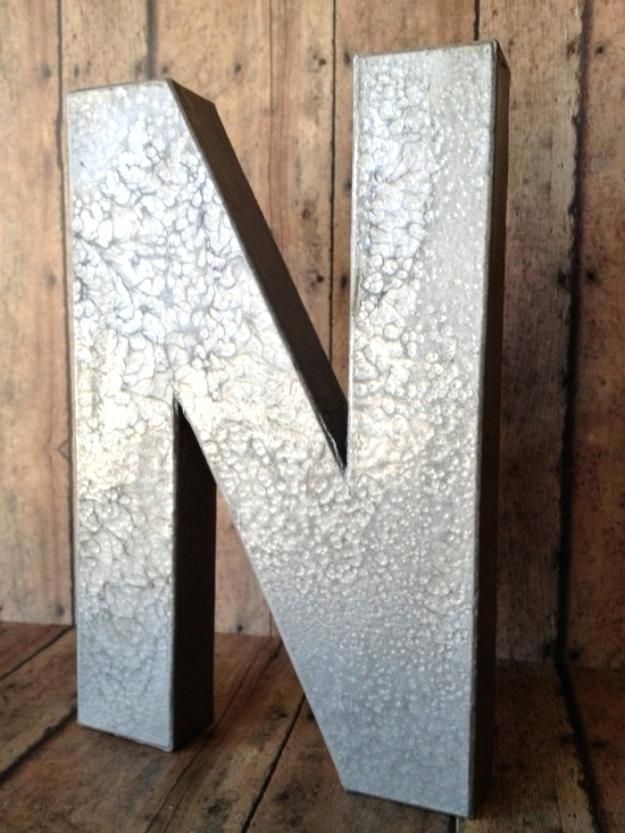 Wood And Metal Letters Font Custom Metal Craft Letters Wood And With Metal Letter Wall Art (View 11 of 25)
