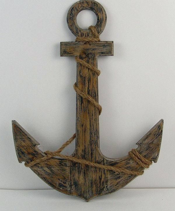 Wooden Anchor Wall Decor Take A Look At This Wood Anchor Wall Art On Throughout Anchor Wall Art (Photo 8 of 25)
